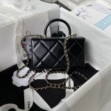 Top Quality UKs Shiny Box Tote 1:1 Mirror AS4469 Bag