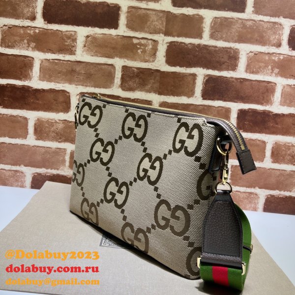 The highest quality 1:1 Mirror gucci 699130 Jumbo GG messenger bag