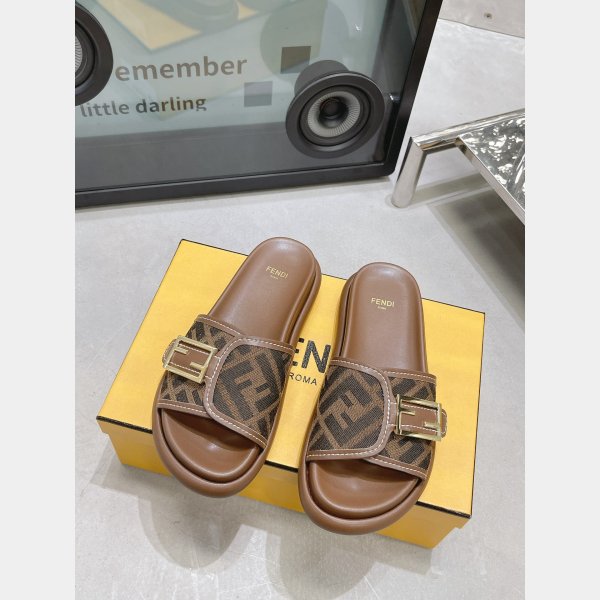 Duplicate Fendi Reflections Knockoff Sandals Shoes On Sale