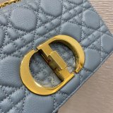 High Quality Dior Caro 20cm Cheap blue bags