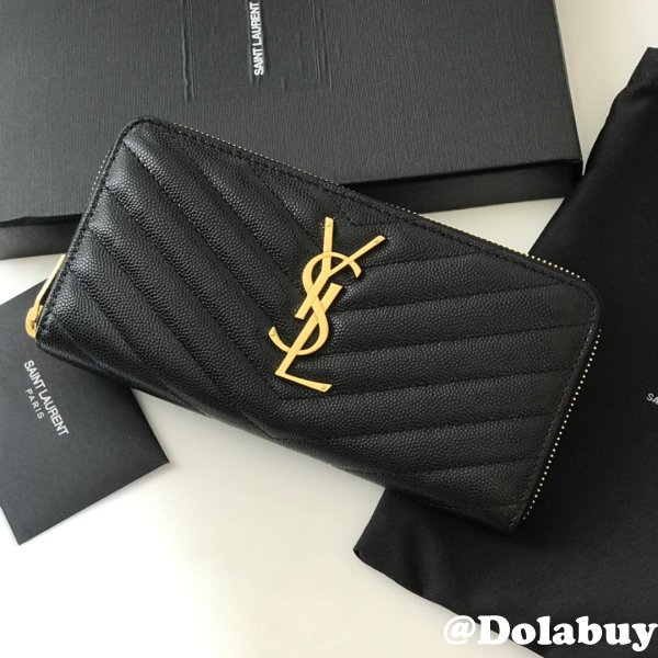 Perfect Saint Laurent Knockoff Wallets & Card Cases Black