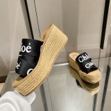 Chloé 1:1 Mirror Shoes Roman Slippers Designer Footwear