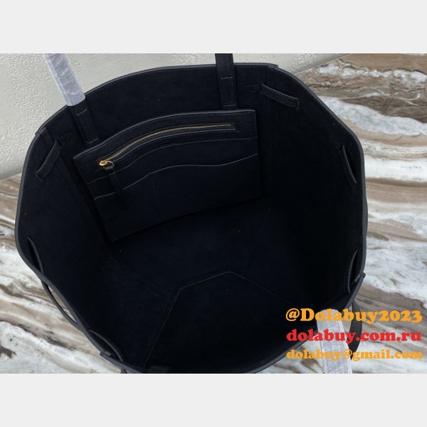 Cheap High Quality Inspired Celine Black Cabas Phantom For Sale