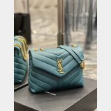 High Quality Designer Loulou Wholesale Saint Laurent Handbags Green Wholesale