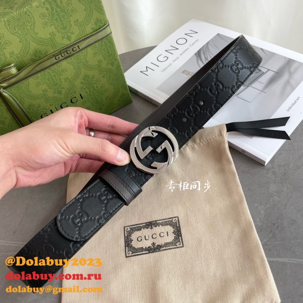 7 Star Gucci Belts 3.7CM High Quality Perfect