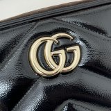 GG Marmont Gucci Knockoff Small Shoulder 802448 Black Bag