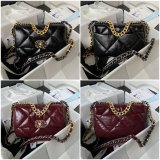 Luxury Flap Shiny Lambskin 19 AS1160 7 Star Handbag 26CM