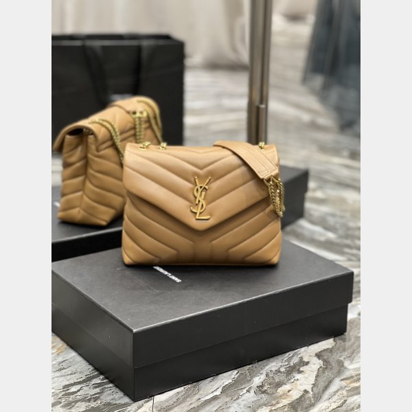 Perfect Perfect YSL LOULOU 494699 SHOULDER BAG 25CM