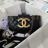 AAA+ 1:1 Mirror AS4611 Baguette Black Bags Online Sale