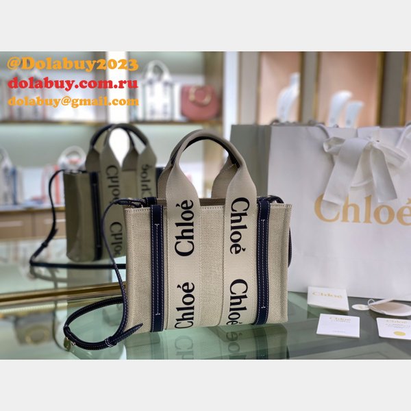 Best Quality Duplicate Chloe 1:1 Tote Woody  Bag  26CM