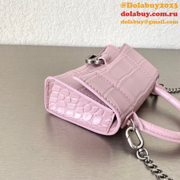 Every Designer Balenciaga Fake High Quality bag Mini Chain 12CM Hourglass Bag