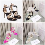 Suede Sandals Aura 95 Luxury Jimmy Choo Heel: 8.5 cm Shoes