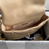 Top CC 19 Bags 2021 Apricot 30CM 1:1 Mirror