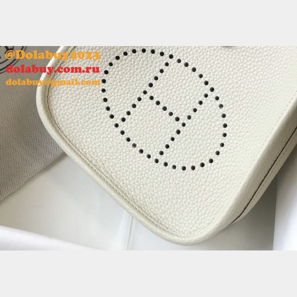 Hermes Evelyne Handbags Inspired  off White