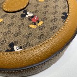 Best Beige Disney x Gucci round shoulder 603938 Copy bag