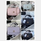 Best CC coco handle bag 92991 caviar leather 29cm