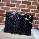 Tote GG Marmont White/Black 779724 Gucci Designer Bag