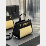 Wholesale YSL Saint Laurent Nano Manhattan Top Handle Brown/Black Bag