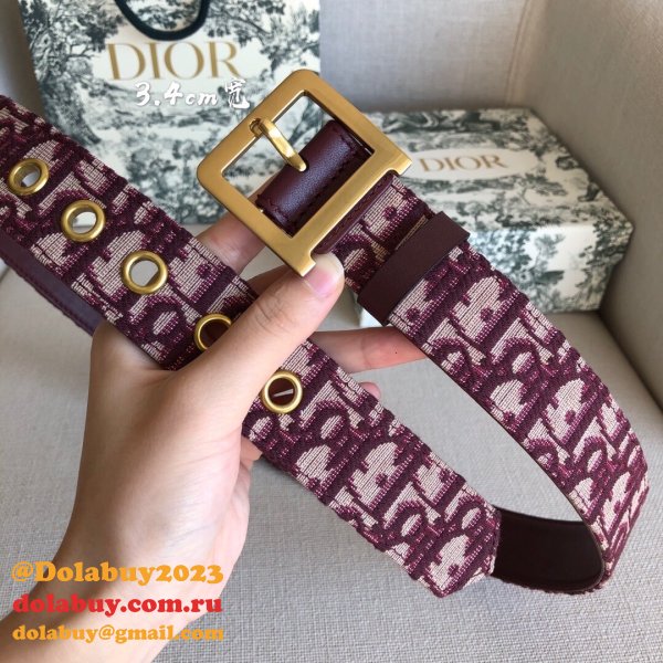 Christian Dior Perfect Belts 3.4cm Accessories Belts