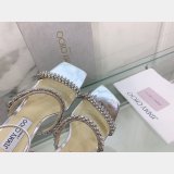 Suede Sandals Knockoff Jimmy Choo 7 Star Heel 10CM Shoes