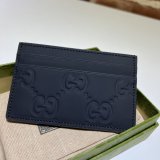 GG Replcia Gucci 771314/771315/780403 Rubber-effect Zip Card Case Wallet UK