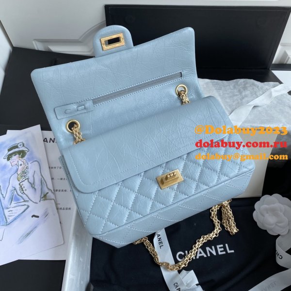 High Quality CC 2.55 Top original Flap Reissue Blue Bag High Quality bag