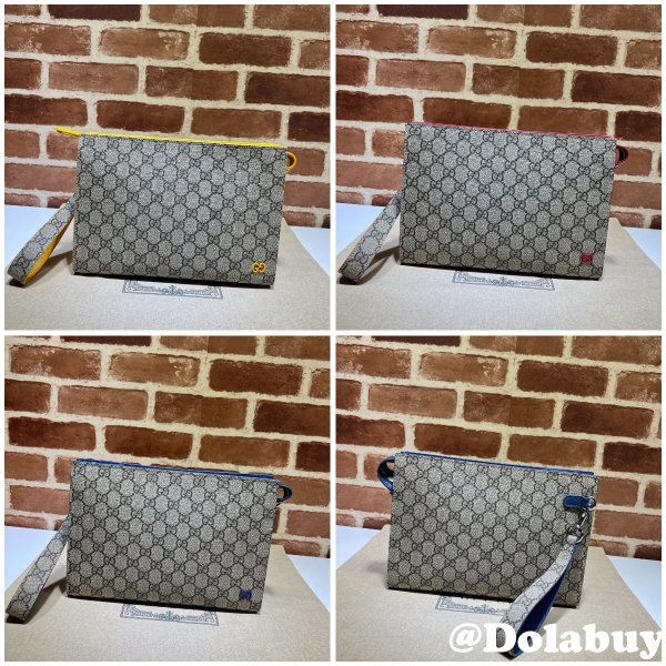 Pouch 1:1 Gucci Clutches Knockoff GG Detai 768255 Cheap Bag