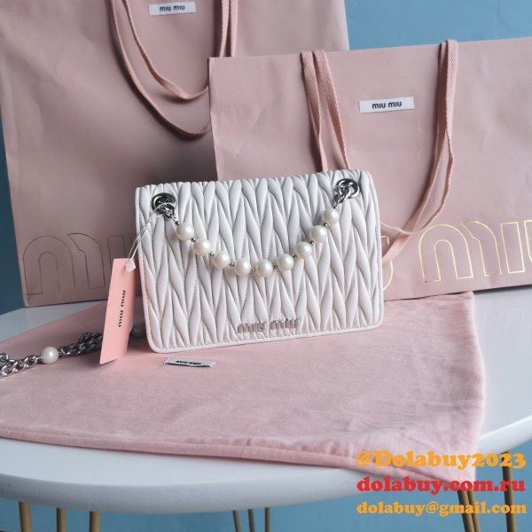 Shop High Quality Matelasse 5BP065 Perfect Miu Miu Handbags