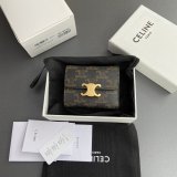 High Quality Designer CELINE TRIOMPHE short wallet