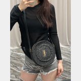 Buy Wholesale China YSL 685601 Beach Straw Woven Duplicate Bag