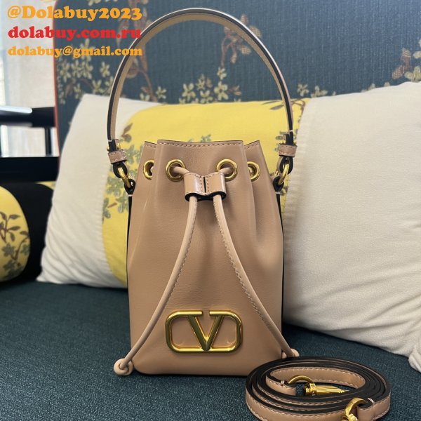 Perfect AAA+ VALENTINO GARAVANI V MINI BASKET HANDBAG