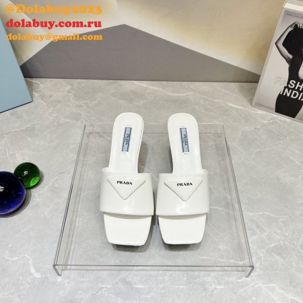 Top Quality Duplicate Wholesale PRADA LEATHER SLIPPERS