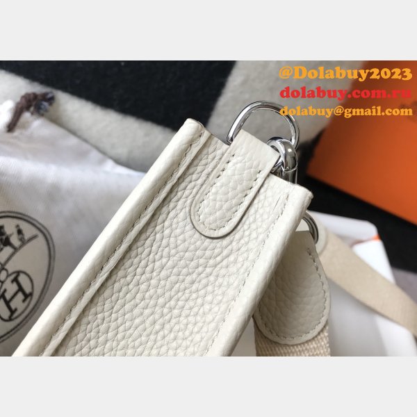 Hermes Evelyne Handbags Inspired  off White