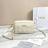 High Quality Dior Caro Bag Brown Supple Cannage Calfskin Fashion