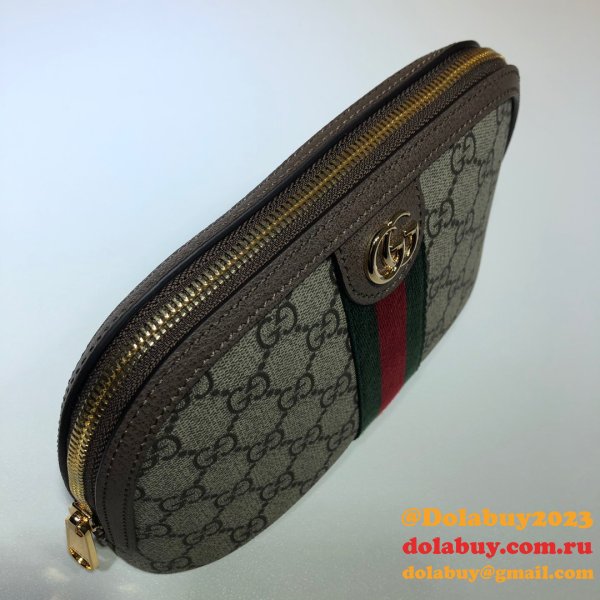 7 Star Gucci Ophidia 625551 Cosmetic Case 7 Star GG Supreme Canvas