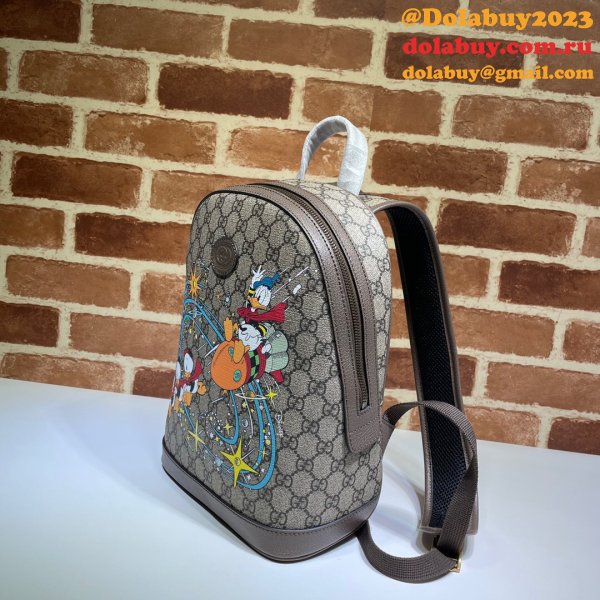 Disney x Gucci 552884 Fashion Donald Duck small backpack