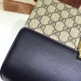 Gucci Knockoff 453188 GG Supreme Padlock Small Top Handle Bag