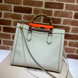 Gucci Best Quality Designer 7 Star Diana medium tote leather bag