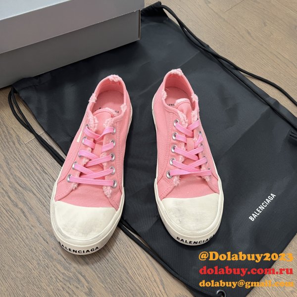 Best Quality UK Balenciaga Paris Canvas Shoes