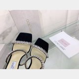 Suede Sandals Knockoff Jimmy Choo 7 Star Heel 10CM Shoes