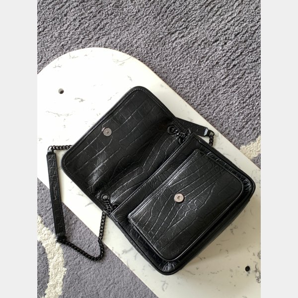 AAA+ YSL CROCO VEIN NIKi BAG 533037 22/28cm