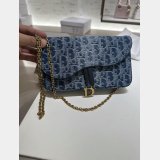 Christian Dior Shop High Quality bag Saddle Pouch Chain 2045 Bag