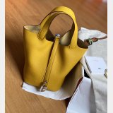 hermes Luxury picotin Yellow Best bags cheap bracelets