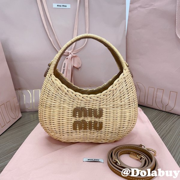 UK miu miu Summer cabbage bag 5BC125