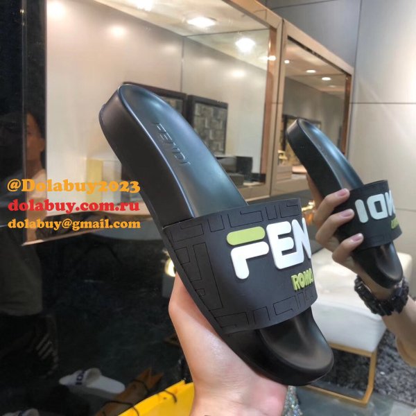 Designer Fendi casual Slippers