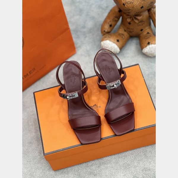 Heel 7.5 cm Knockoff Hermes Sandals High Quality Shoes