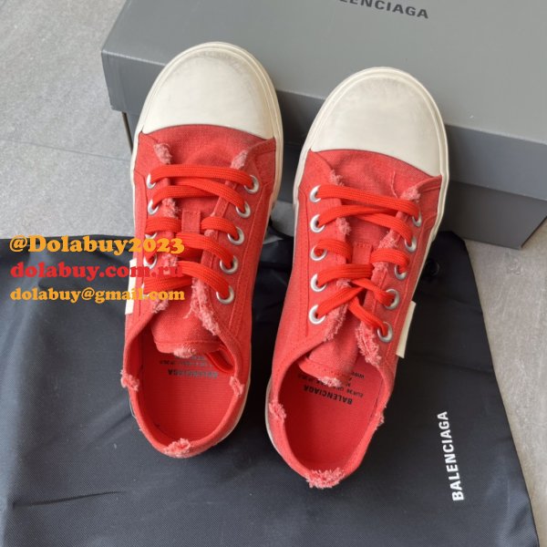 Best Quality UK Balenciaga Paris Canvas Shoes