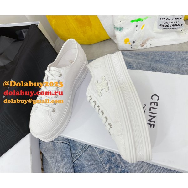 Buy 2022 Perfect Celine Platform Canvas Shoes Online