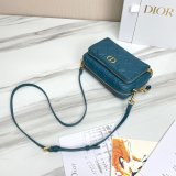 High Quality Dior Caro Bag Brown Supple Cannage Calfskin Fashion