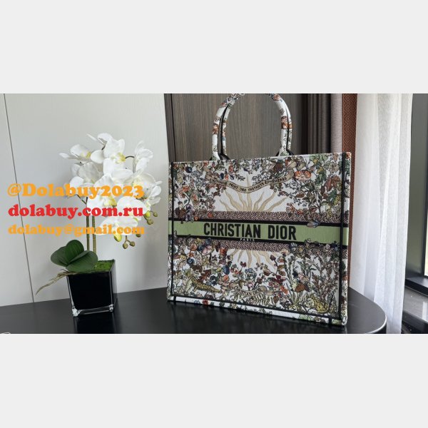 Dior 1:1 Mirror CD Book Tote Top Designer Top Quality Bags